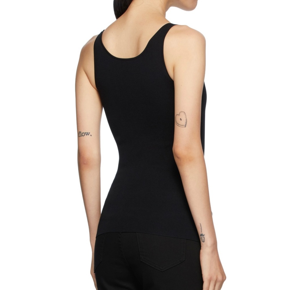 Totême: Black Urda Tank Top (Small, Black)